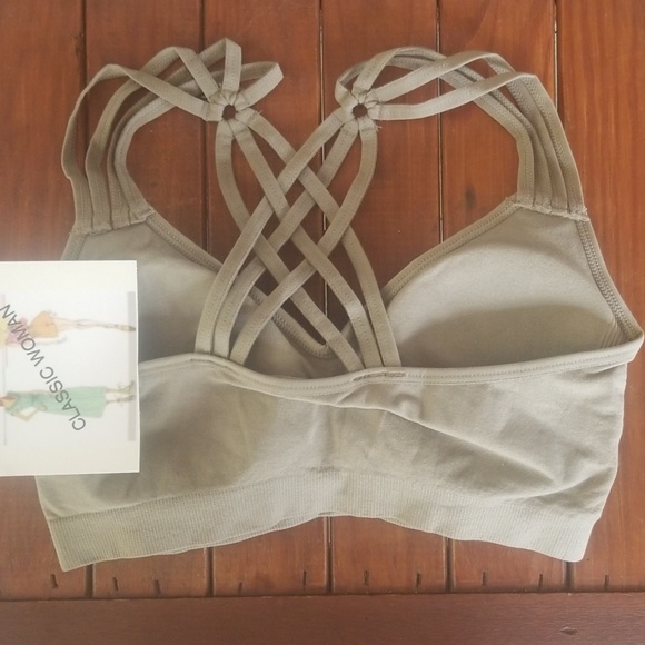 Taupe multi strappy bralette - Picture 2 of 3